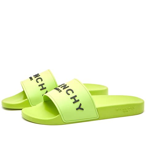 givenchy slides lime green|Givenchy slippers sale.